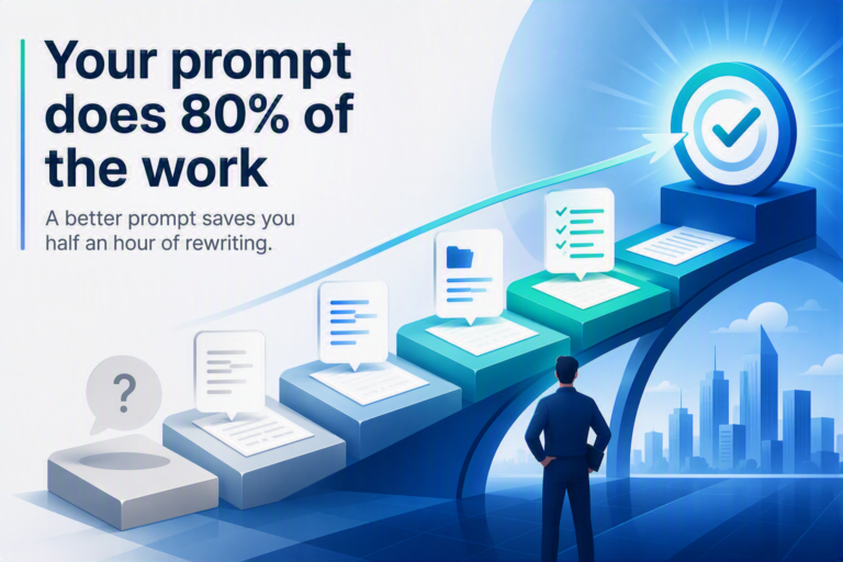 Your prompt does 80% of the work